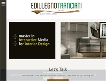 Tablet Screenshot of edillegnotranciati.it